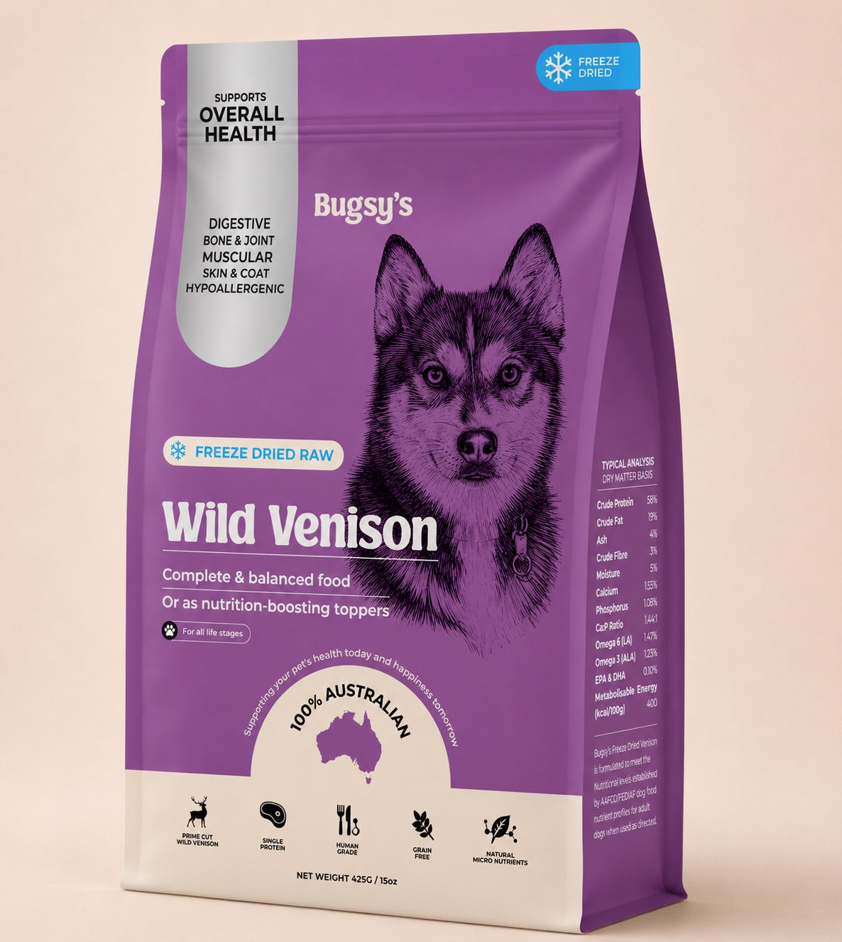 Bugsy's Freeze-Dried Venison