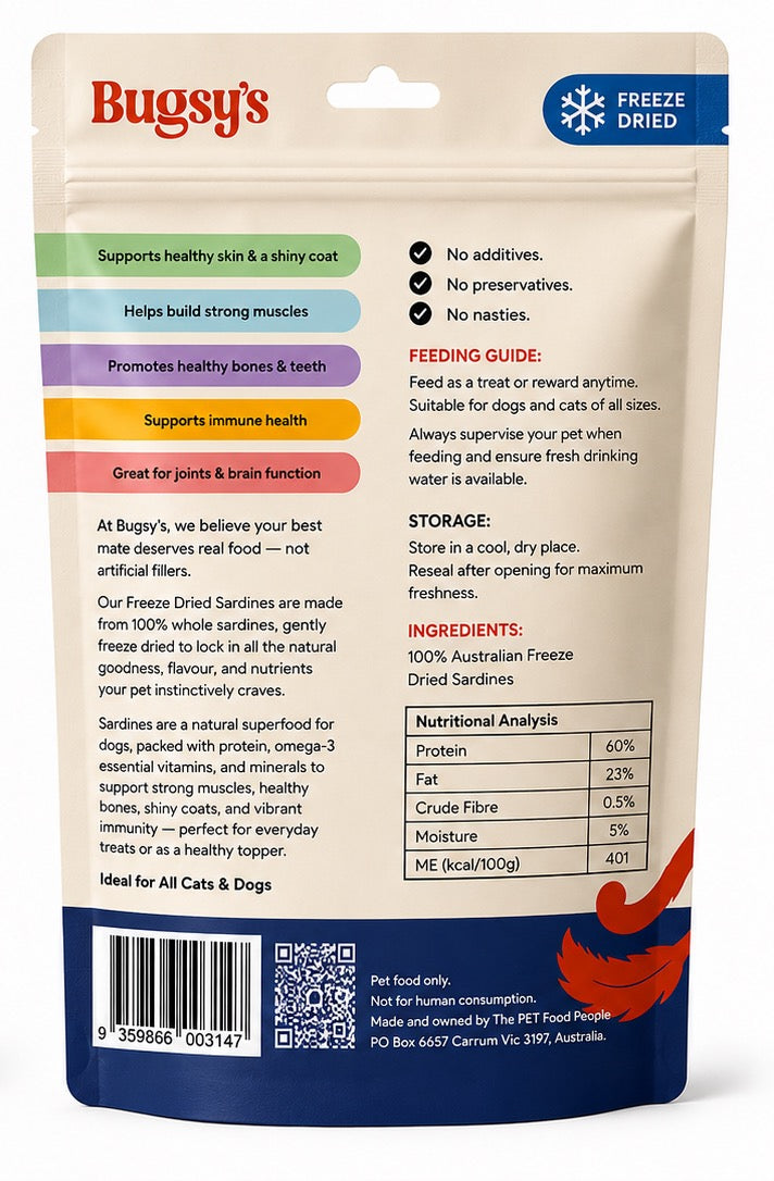 Freeze Dried Sardines