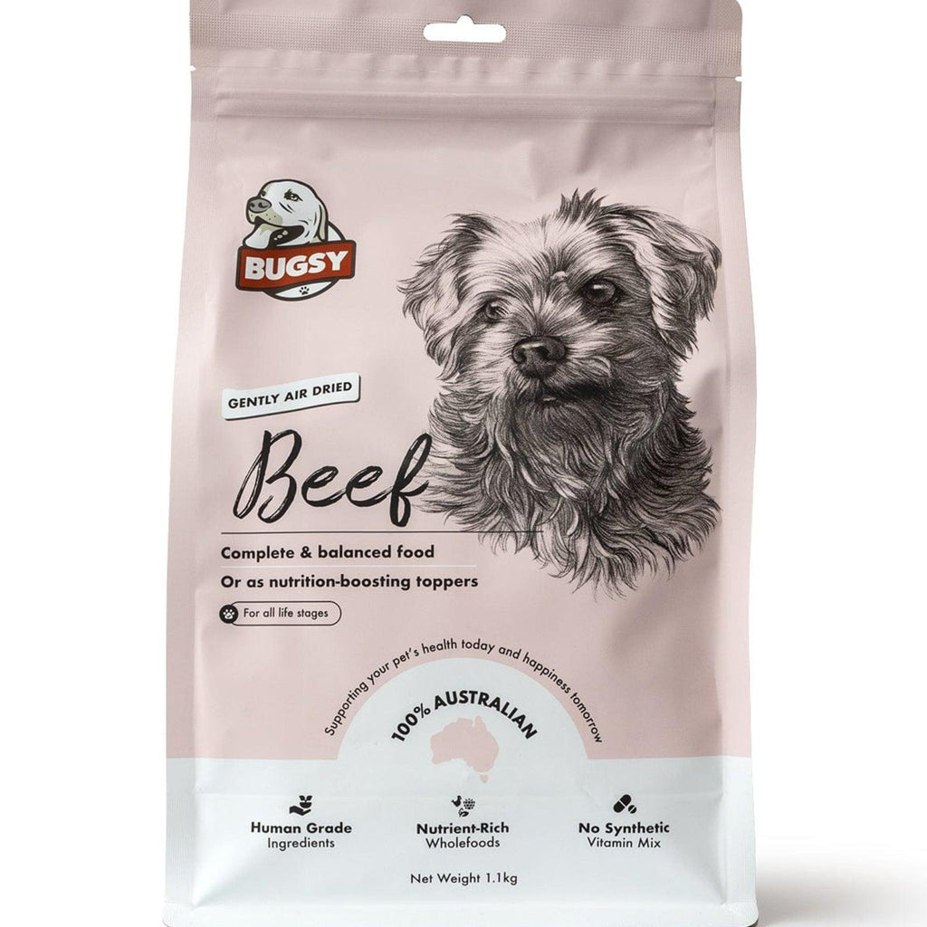 Premium Air-Dried Beef Dog Food Bugsy's