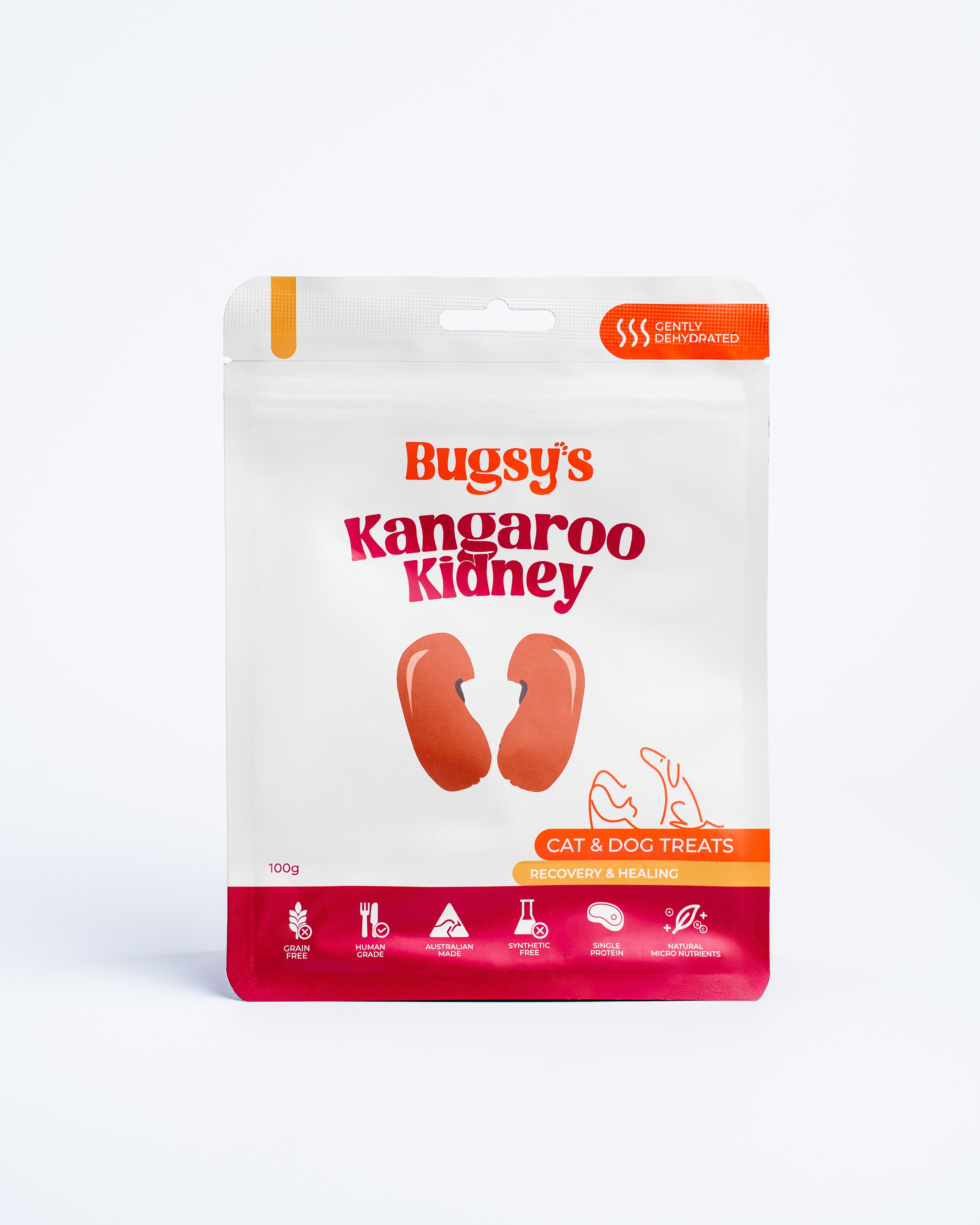 Bugsy's Kangaroo Kidney- Dog Treat