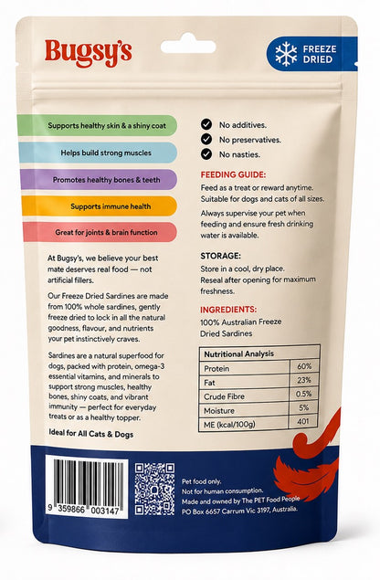 Freeze Dried Sardines